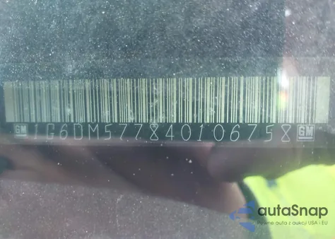 2004 Cadillac Cts Standard z USA, uszkodzony, nr VIN 1G6DM577840106758